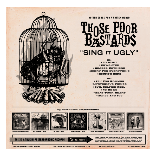 Sing It Ugly Vinyl LP