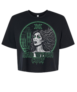 Curse of the Sad Witch Cult Ladies Cropped T-Shirt