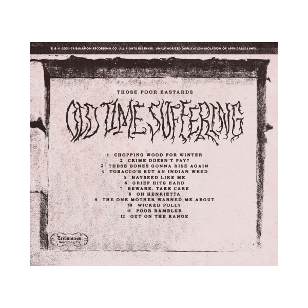 Old Time Suffering CD