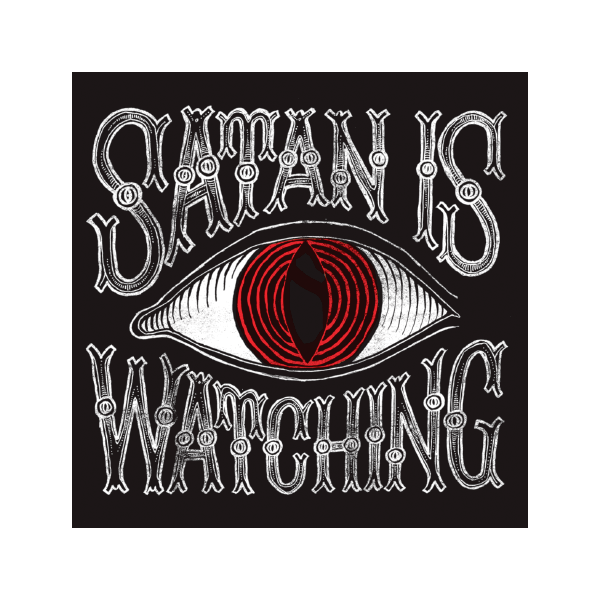 Satan Is Watching Sticker